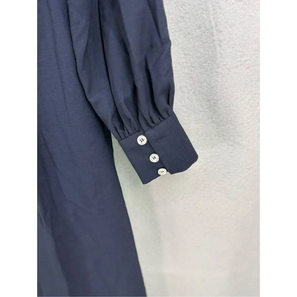 NWT Future Planet of Style FPS Womens Navy Blue Queen of hearts Midi Dress Small - Picture 4 of 10